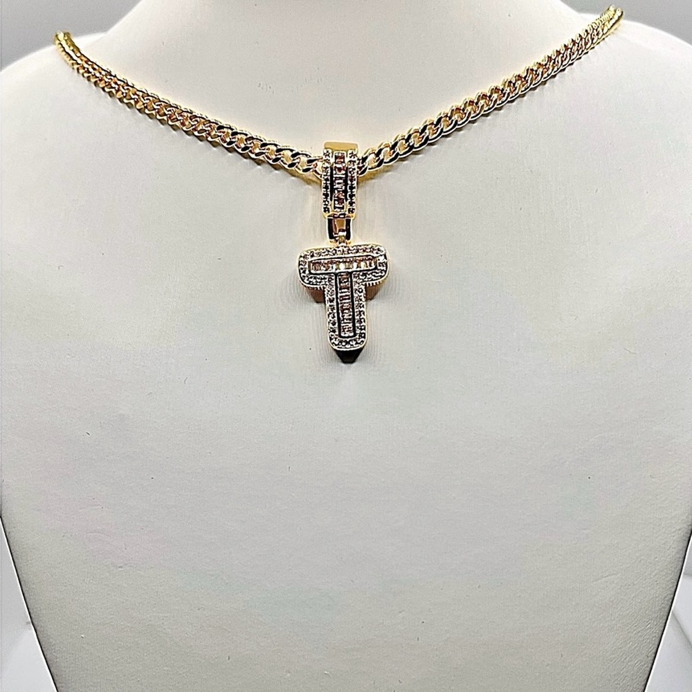 Letter T necklace